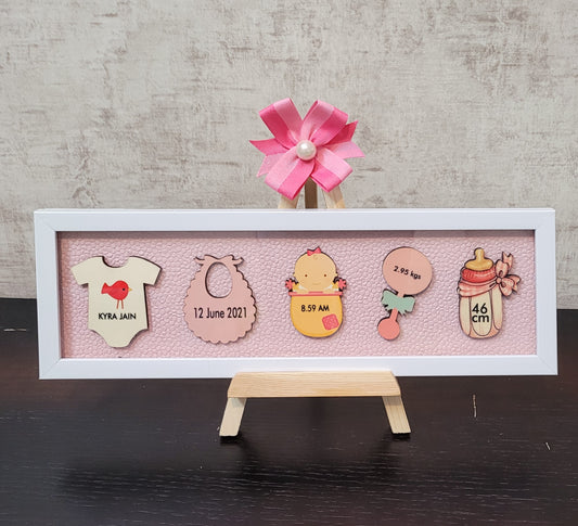 Newborn Keepsake frame